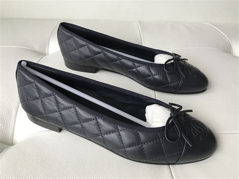 quilted ballet flats chanel|chanel ballerina flat shoes size.